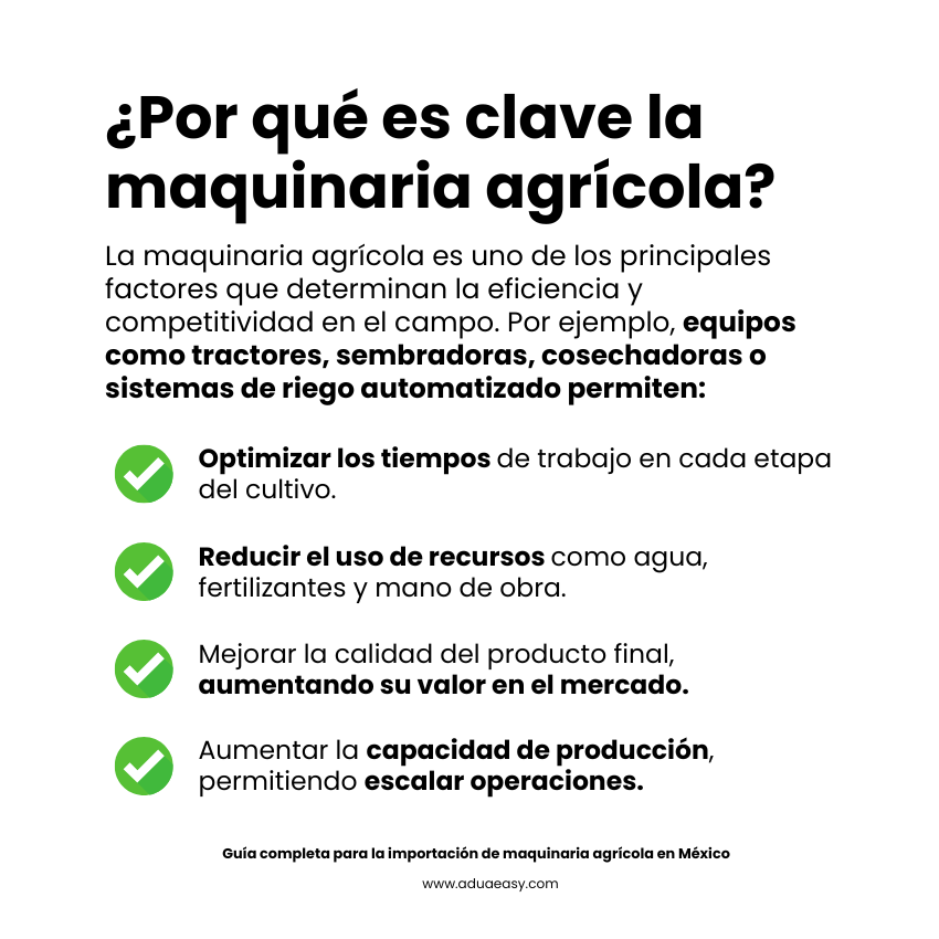 ¿Por qué es clave la maquinaria agrícola?