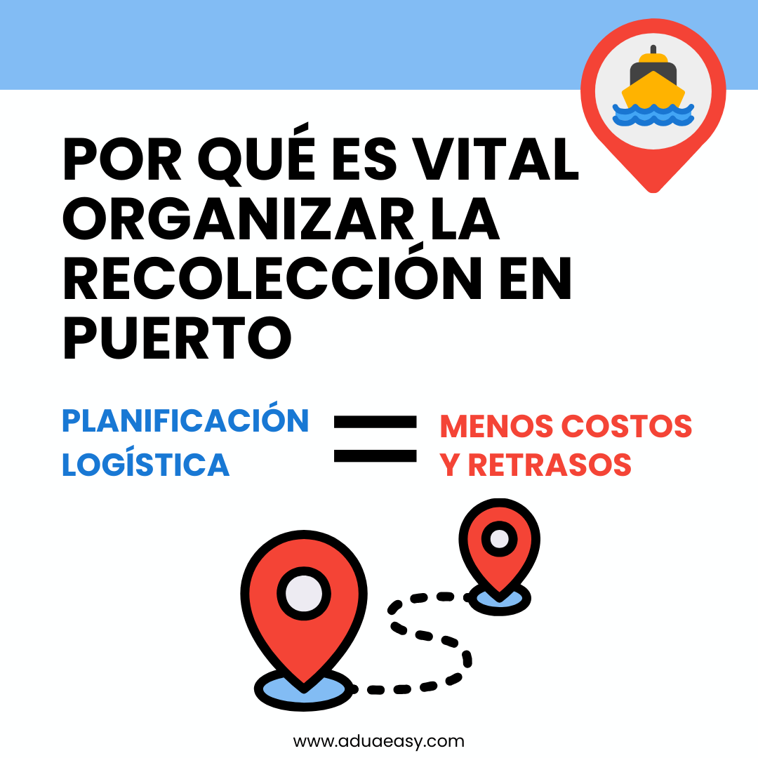 Importancia de planificar la recolección en puerto marítimo