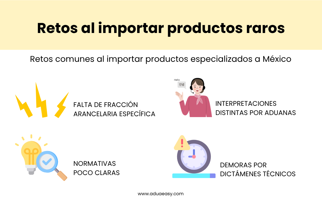 Retos comunes al importar productos especializados a México