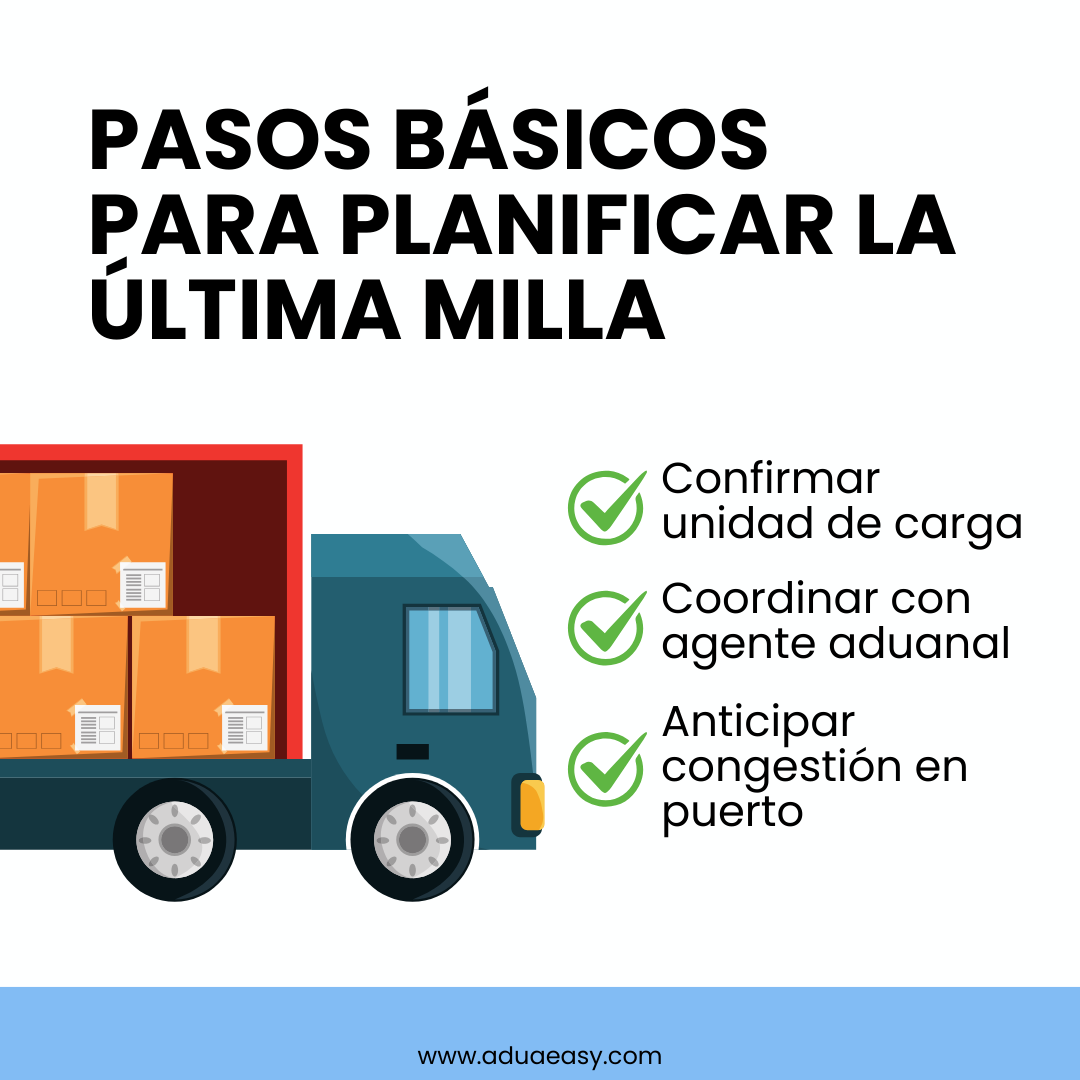 Pasos clave para planificar la última milla
