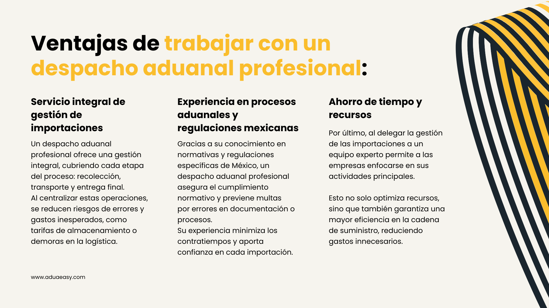 Ventajas de trabajar con un despacho aduanal profesional