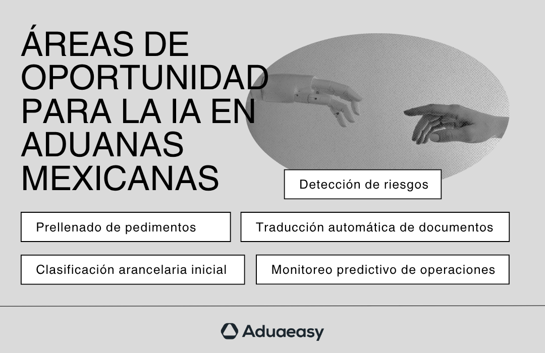 Áreas de oportunidad para la IA en aduanas mexicanas