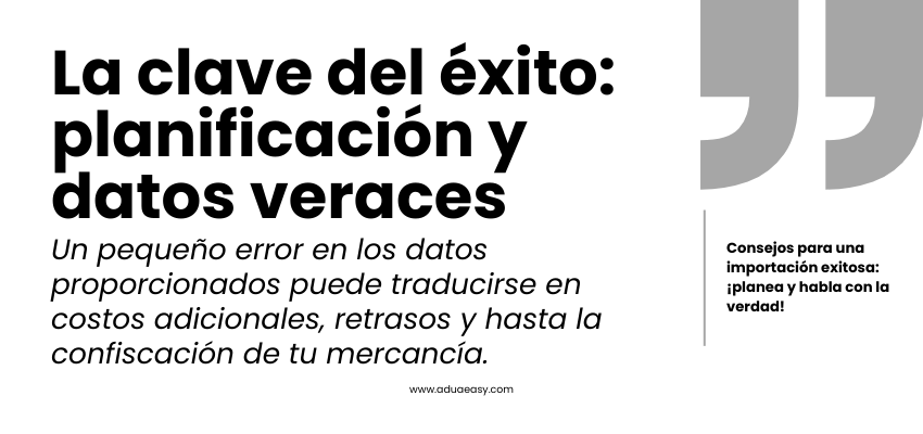 La clave del éxito: planificación y datos veraces